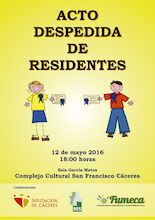 II Acto de Despedida de Residentes del Complejo Hospitalario de Cáceres