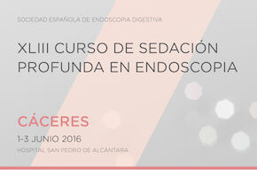 CURSO. XLIII Curso de sedación profunda en edoscopias