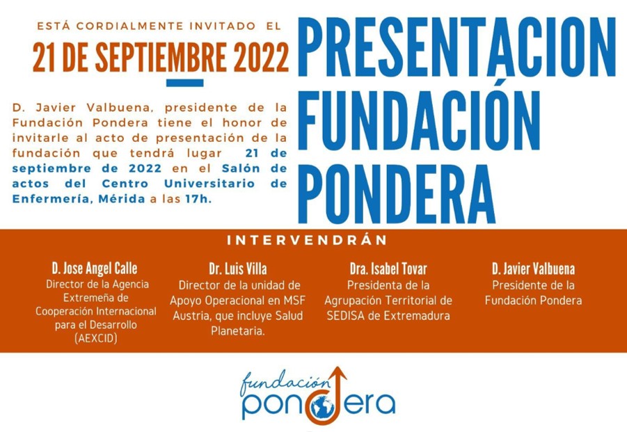 Presentación Fundación Pondera