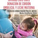 Jornadas 2019 sobre Donación de cordón umbilical y leche materna