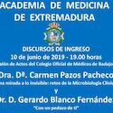 Discurso de ingreso en la Academia de Medicina de Extremadura. Dra. Dª. Carmen Pazos Pacheco