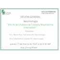 Año de las Unidades de Cuidados Respiratorios Intermedios