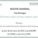 Insuficiencia cardiaca avanzada y trasplante cardiaco