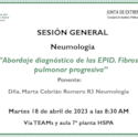 Abordaje diagnóstico de las EPID. Fibrosis pulmonar progresiva