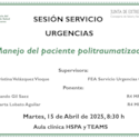 Manejo del paciente politraumatizado