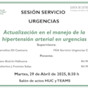 Actualización en el manejo de la hipertensión arterial en urgencias