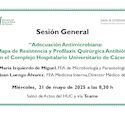 Adecuación Antimicrobiana: Mapa de Resistencia y Profilaxis Quirúrgica Antibiótica en el Complejo Hospitalario Universitario de Cáceres