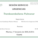 Tromboembolismo pulmonar