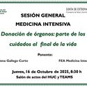 Donación de órganos: parte de los cuidados al final de la vida Donación de órganos: parte de los cuidados al final de la vida