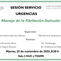 Manejo de la Fibrilación Auricular