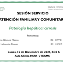 Patología hepática: cirrosis