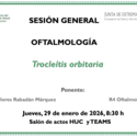 Trocleítis orbitaria