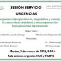 Emergencias hiperglucémicas, diagnóstico y manejo de la cetoacidosis diabética y descompensación hiperglucémica hiperosmolar