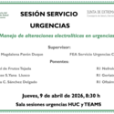 Manejo de alteraciones electrolíticas en urgencias
