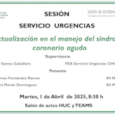 Actualización en el manejo del síndrome coronario agudo