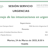 Manejo de las intoxicaciones en urgencias