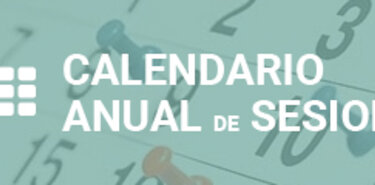 10012019 Calendario de Sesiones Generales 2019