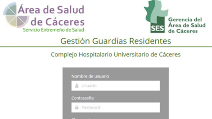 Web guardias Residentes