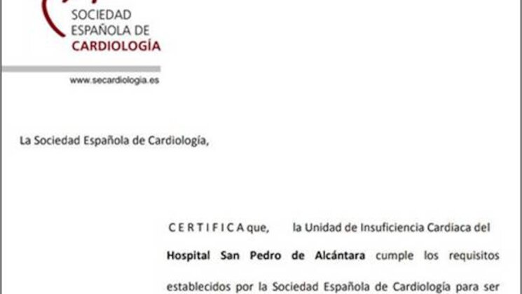 Acreditacin Unidad Especializada Insufuiciencia Cardiaca