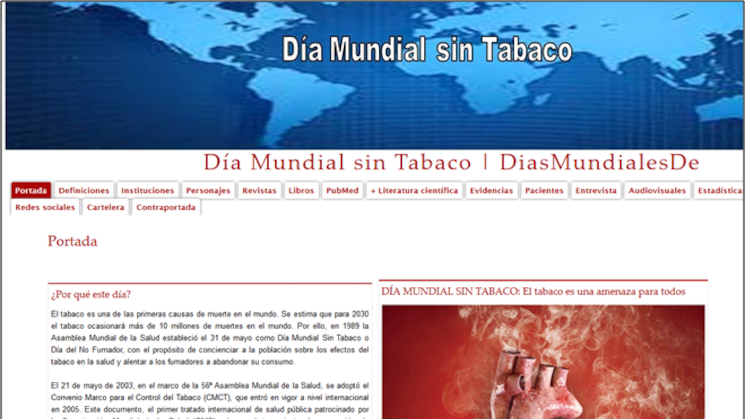 Da Mundial Sin Tabaco diasmundialesde Da Mundial Sin Tabaco diasmundialesde