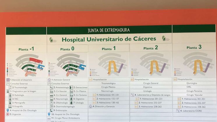 Plano plantas Hospital Universitario 
