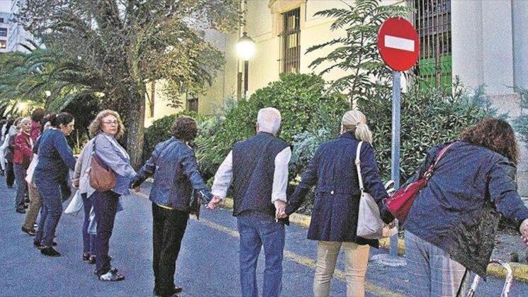 Abrazo despedida Hospital Nuestra Seora de la Montaa Abrazo despedida Hospital Nuestra Seora de la Montaa