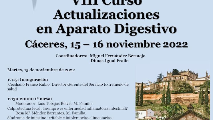 VIII curso de actualizaciones en Aparato Digestivo VIII curso de actualizaciones en Aparato Digestivo