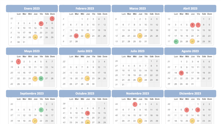 calendario de reuniones del ao 2023 calendario de reuniones del ao 2023
