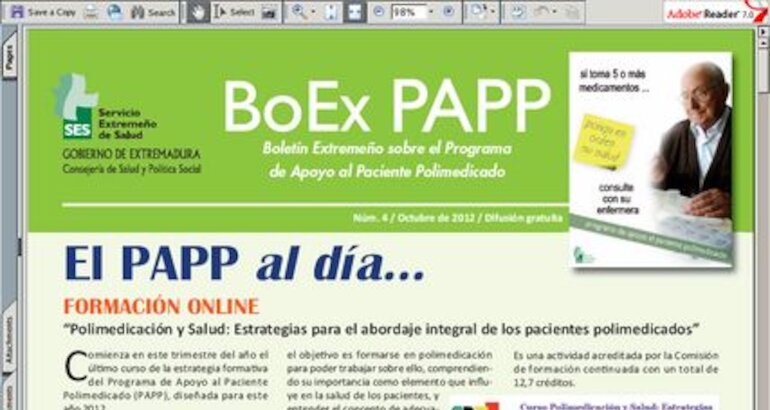 Boletin de Apoyo al Paciente Polimedicado