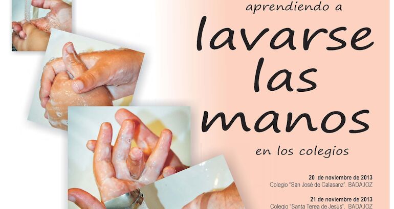 Aprendiendo a lavarse las manos en los colegios