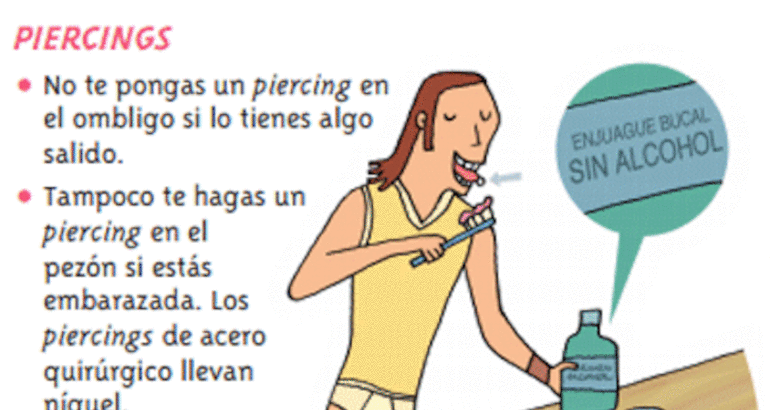 Piercings o Tatuajes Consejos mdicos