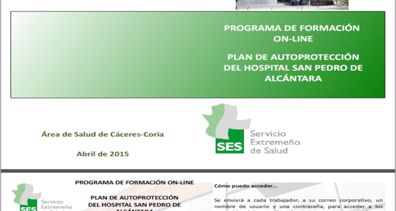 Plan de autoproteccin del Hospital San Pedro de Alcntara