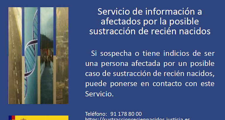 Servicio de Informacin a afectados por la posible sustraccin de recin nacidos