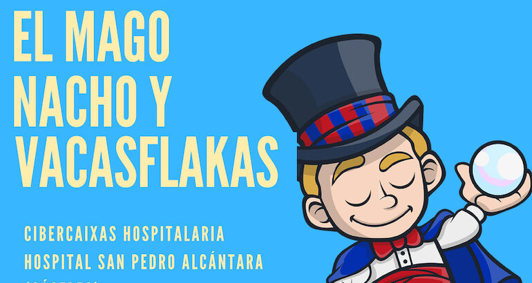 El Mago Nacho y Vacasflakas en el aula hospitalaria 26 Febrero 