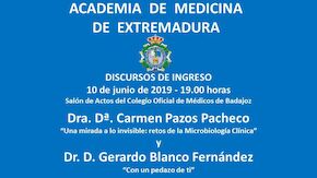 Discurso de ingreso en la Academia de Medicina de Extremadura. Dra. Dª. Carmen Pazos Pacheco