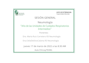 Año de las Unidades de Cuidados Respiratorios Intermedios