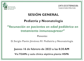 Vacunación en pacientes en edad pediátrica en tratamiento inmunosupresor