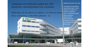 12.04.2023. Jornada de puertas abiertas MIR Hospital Universitario de Cáceres