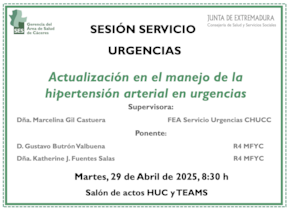Actualización en el manejo de la hipertensión arterial en urgencias