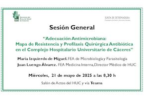 Adecuación Antimicrobiana: Mapa de Resistencia y Profilaxis Quirúrgica Antibiótica en el Complejo Hospitalario Universitario de Cáceres