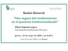 Uso seguro del medicamento en el paciente institucionalizado