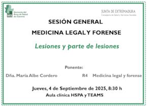 Lesiones y parte de lesiones