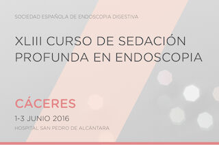 CURSO. XLIII Curso de sedación profunda en edoscopias