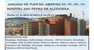 11.04.2023. Jornada de puertas abiertas EIR, FIR, MIR, PIR Hospital San Pedro de Alcántara de Cáceres