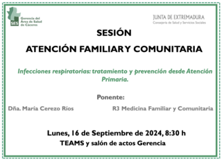 Infecciones respiratorias: tratamiento y prevención desde Atención Primaria