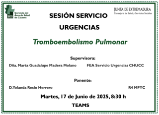 Tromboembolismo pulmonar