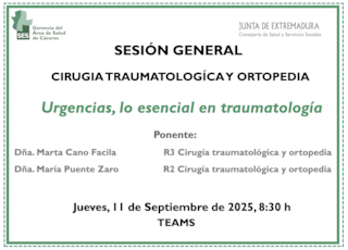  Urgencias, lo esencial en traumatología