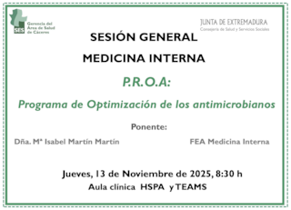 P.R.O.A: Programa de Optimización de los antimicrobianos