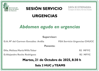 Abdomen agudo en urgencias