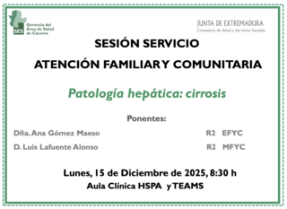 Patología hepática: cirrosis